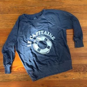 J Crew Le Capitaine Sweatshirt